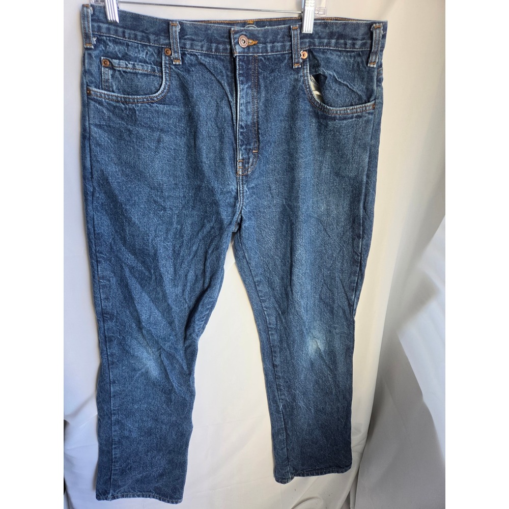 Dickies Relaxed Fit Jeans Mens  Blue Dark Wash Relaxed Mid Straight